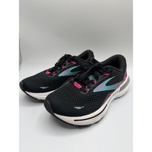Brooks Women’s Adrenaline GTS 23 GTX Shoes - Black/Knockout Pink/Aqua - 6 M US